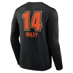 Patrick Bailey San Francisco Giants Name & Number Fastball Long Sleeve T-Shirt - Black