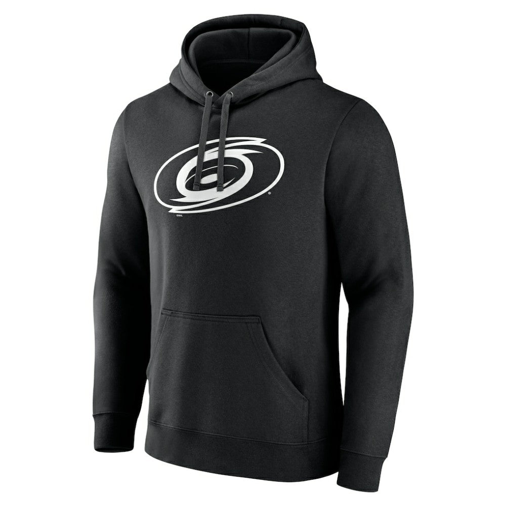 Carolina Hurricanes Personalized Name & Number Monochrome Pullover Hoodie Black