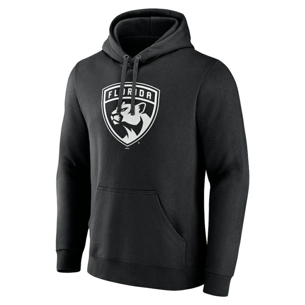 Florida Panthers Personalized Name & Number Monochrome Pullover Hoodie Black