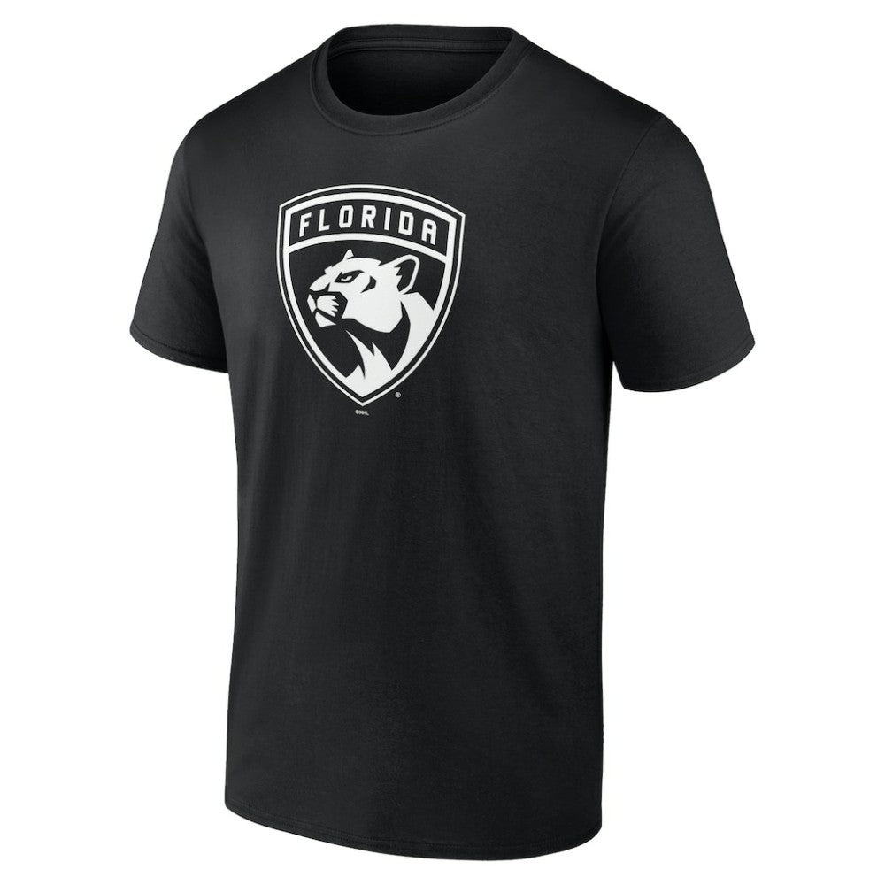 Florida Panthers Personalized Name & Number Monochrome T-Shirt Black