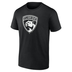 Florida Panthers Personalized Name & Number Monochrome T-Shirt Black