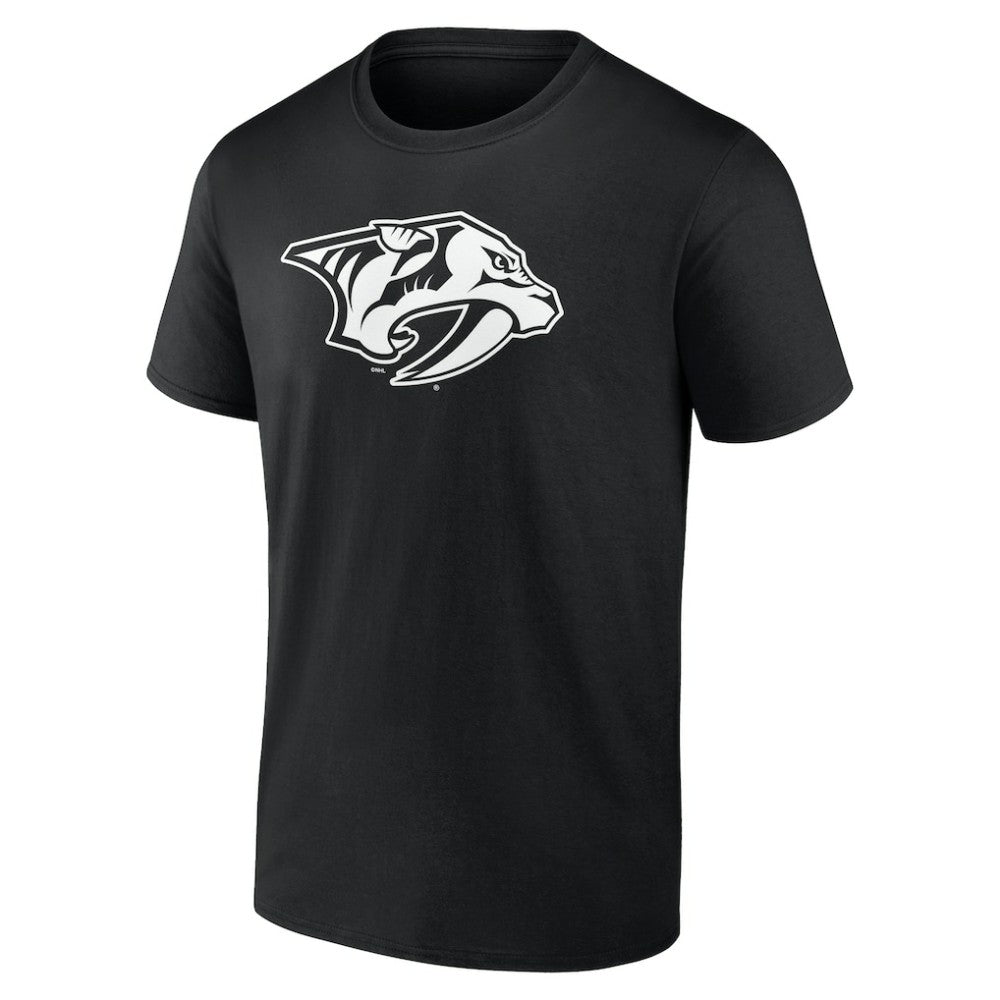 Nashville Predators Personalized Name & Number Monochrome T-Shirt Black