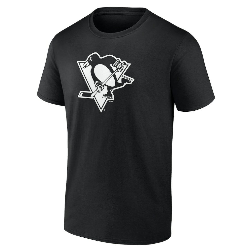 Pittsburgh Penguins Personalized Name & Number Monochrome T-Shirt Black