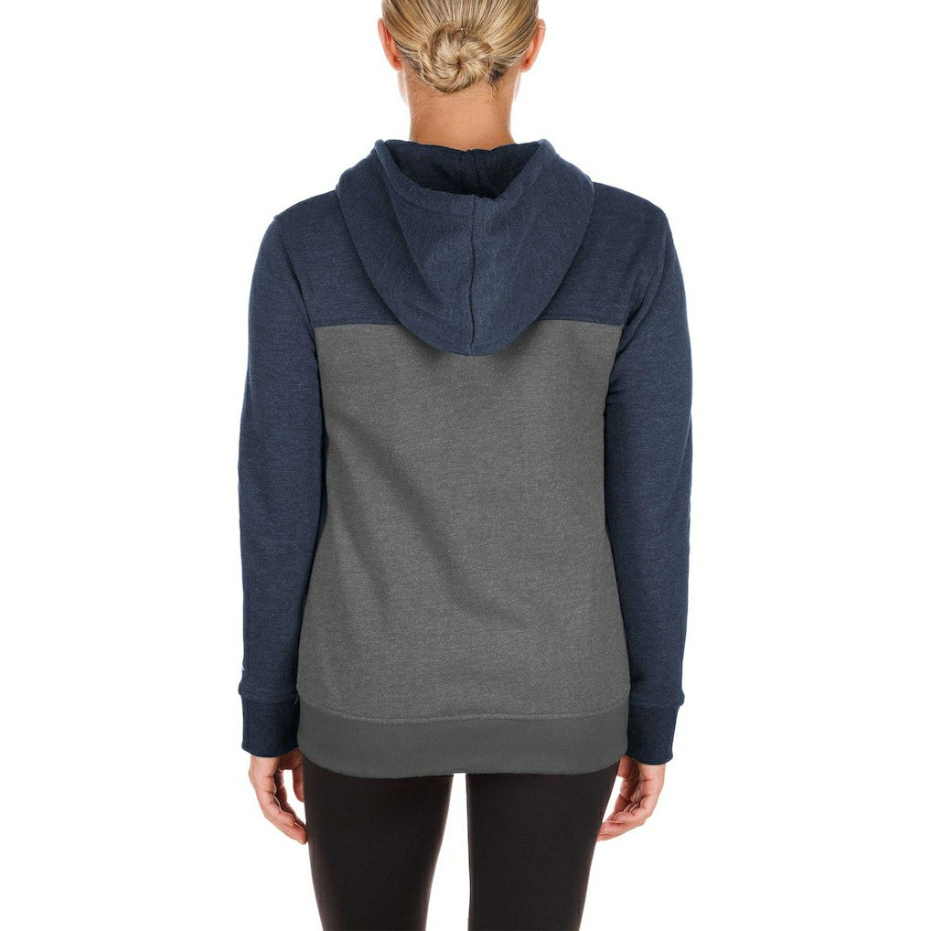 Dallas Cowboys New Era Women's Color-Block Full-Zip Hoodie - Gray outlet