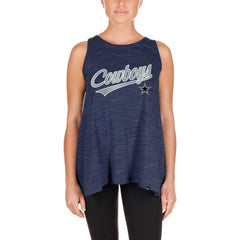 Dallas Cowboys New Era Women's Space-Dye Active Tank Top - Navy on sale