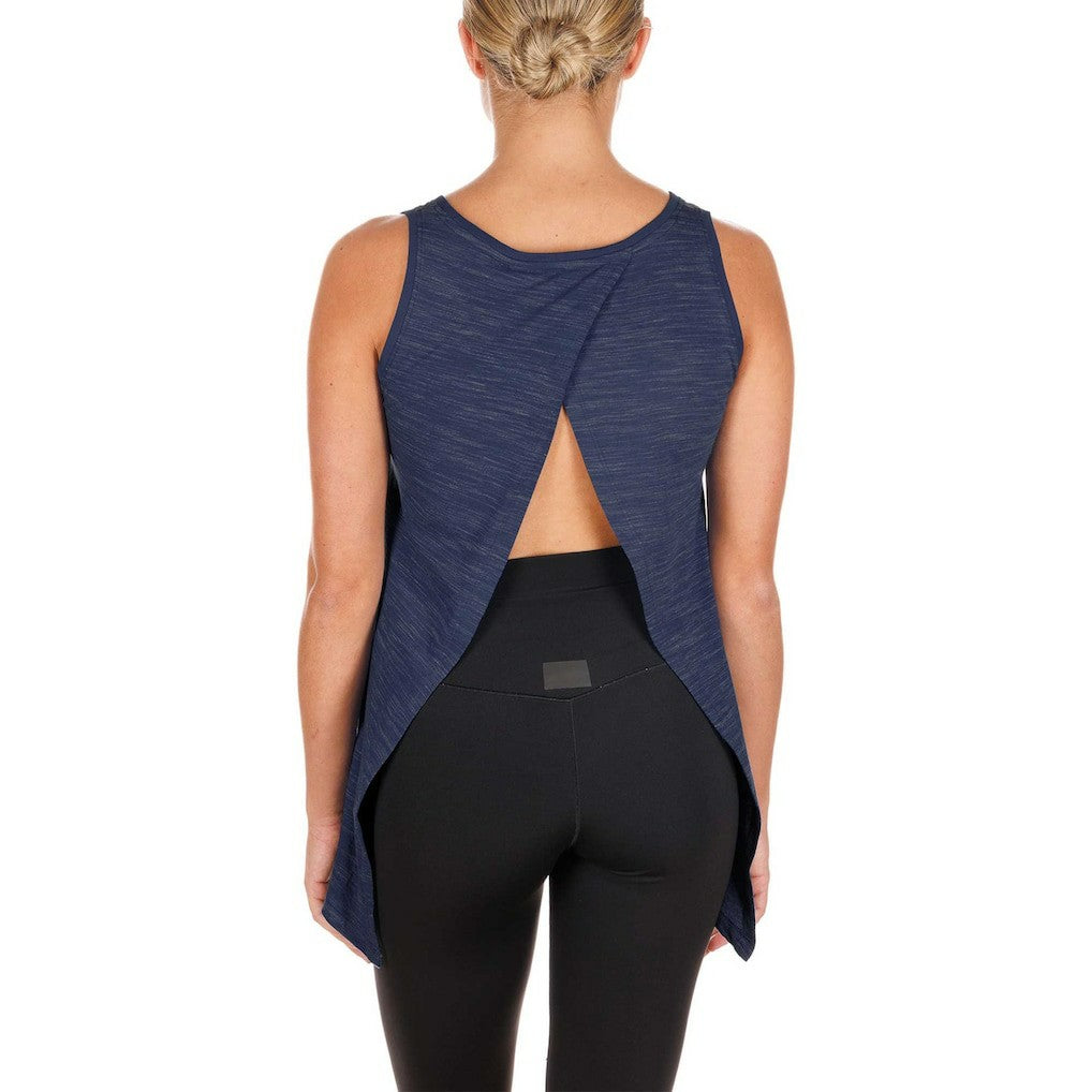 Dallas Cowboys New Era Women's Space-Dye Active Tank Top - Navy on sale