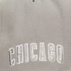 Chicago Cubs Snapback Hat - Gray | Mitchell & Ness