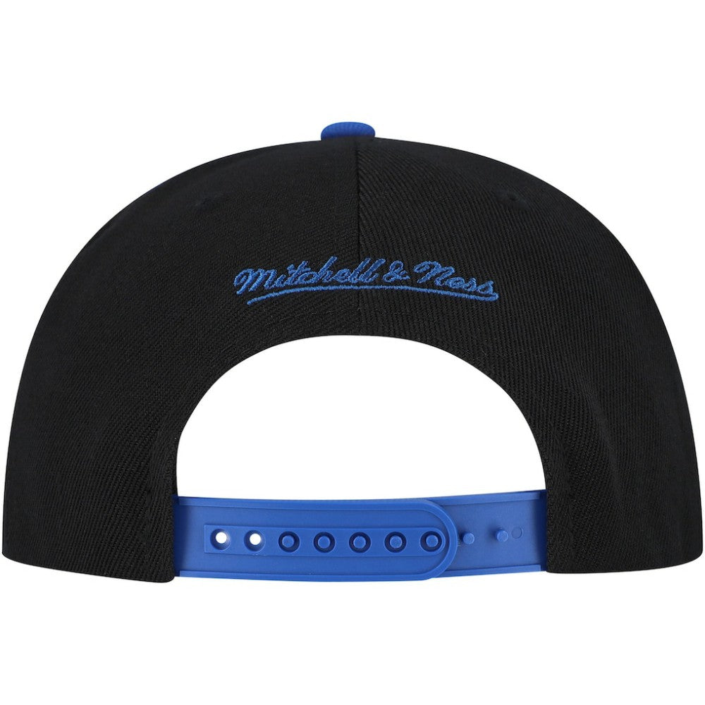 Chicago Cubs Rise Up Snapback Hat - Black | Mitchell & Ness