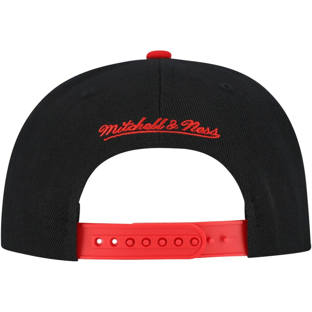 St. Louis Cardinals Rise Up Snapback Hat - Black | Mitchell & Ness
