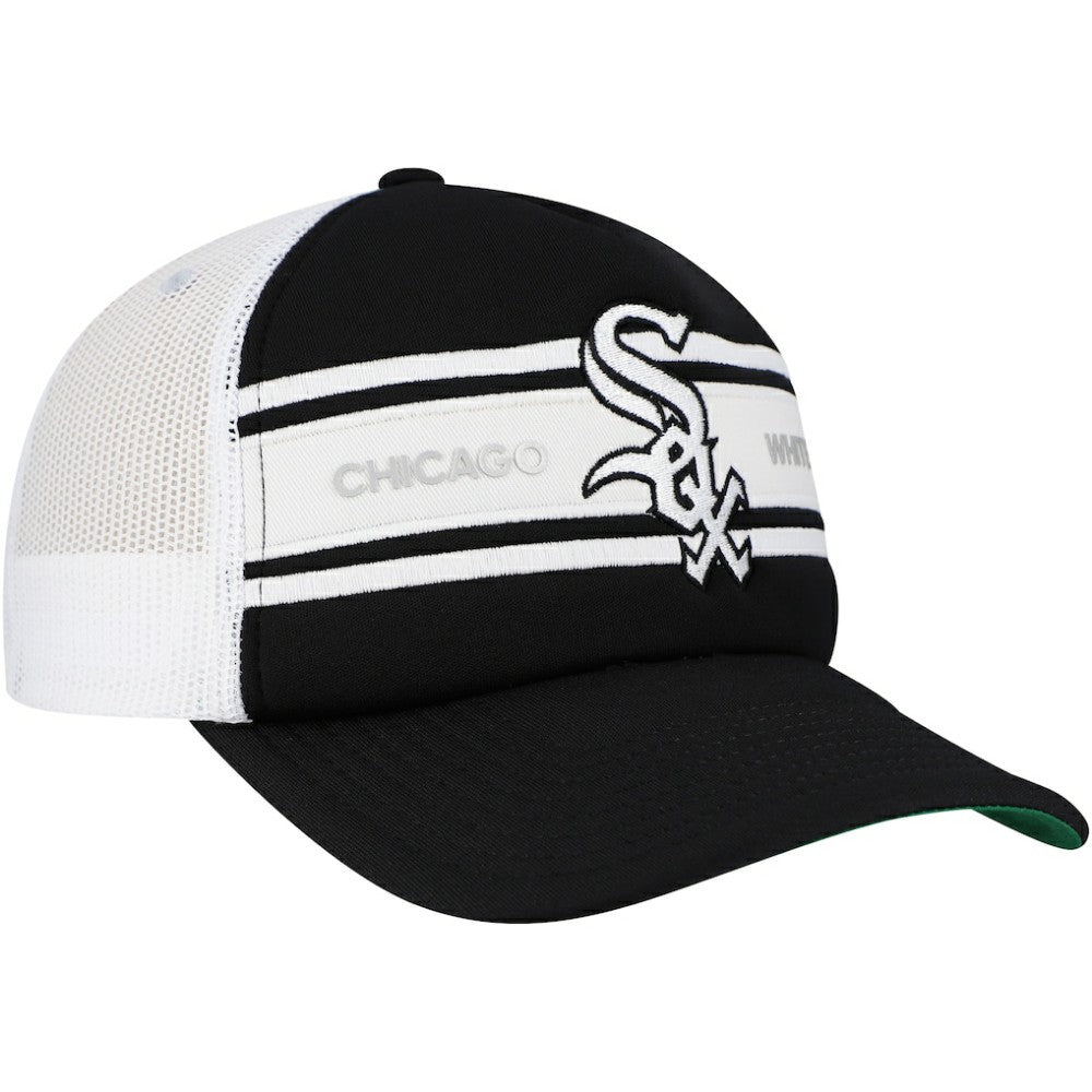 Chicago White Sox Sideline Trucker Adjustable Hat - Black