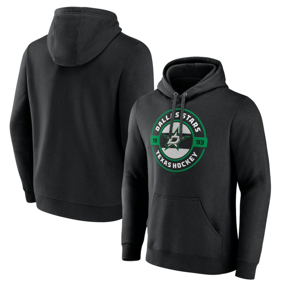 Dallas Stars Native Pullover Hoodie Black