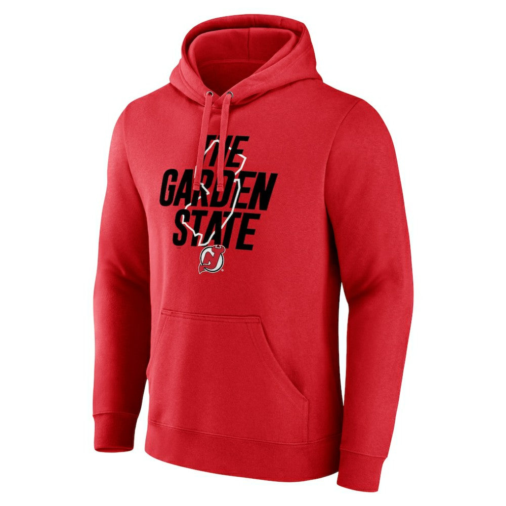 New Jersey Devils Native Pullover Hoodie Red