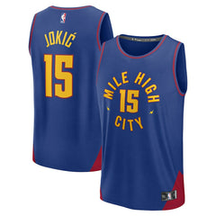 Nikola Jokic Denver Nuggets Fast Break Replica Player Jersey sale - Statement Editi- Blue | Fanatics sale