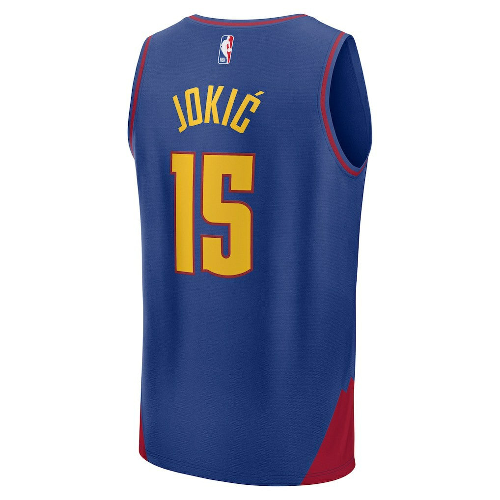 Nikola Jokic Denver Nuggets Fast Break Replica Player Jersey sale - Statement Editi- Blue | Fanatics sale