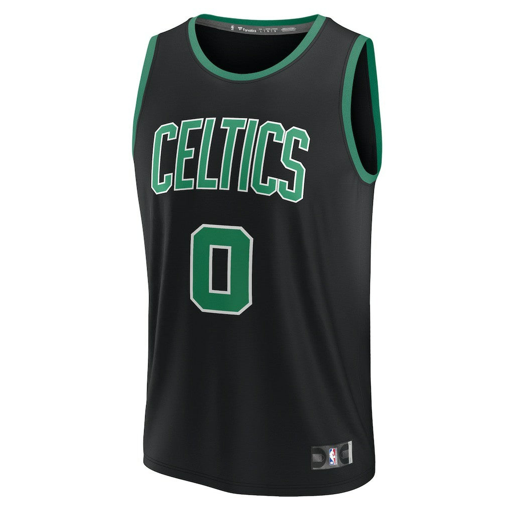 Jayson Tatum Boston Celtics Fast Break Replica Player Jersey - Statement Edition - Black | Fanatics discount