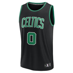 Jayson Tatum Boston Celtics Youth Fast Break Replica Player Jersey - Statement Edition - Black | Fanatics shop