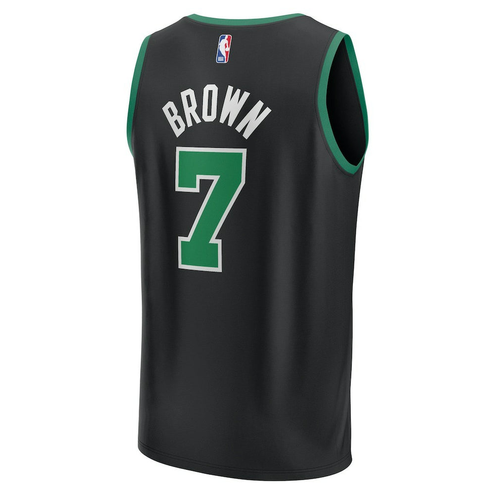 Jaylen Brown Boston Celtics Youth Fast Break Replica Player Jersey - Statement Edition - Black | Fanatics discount