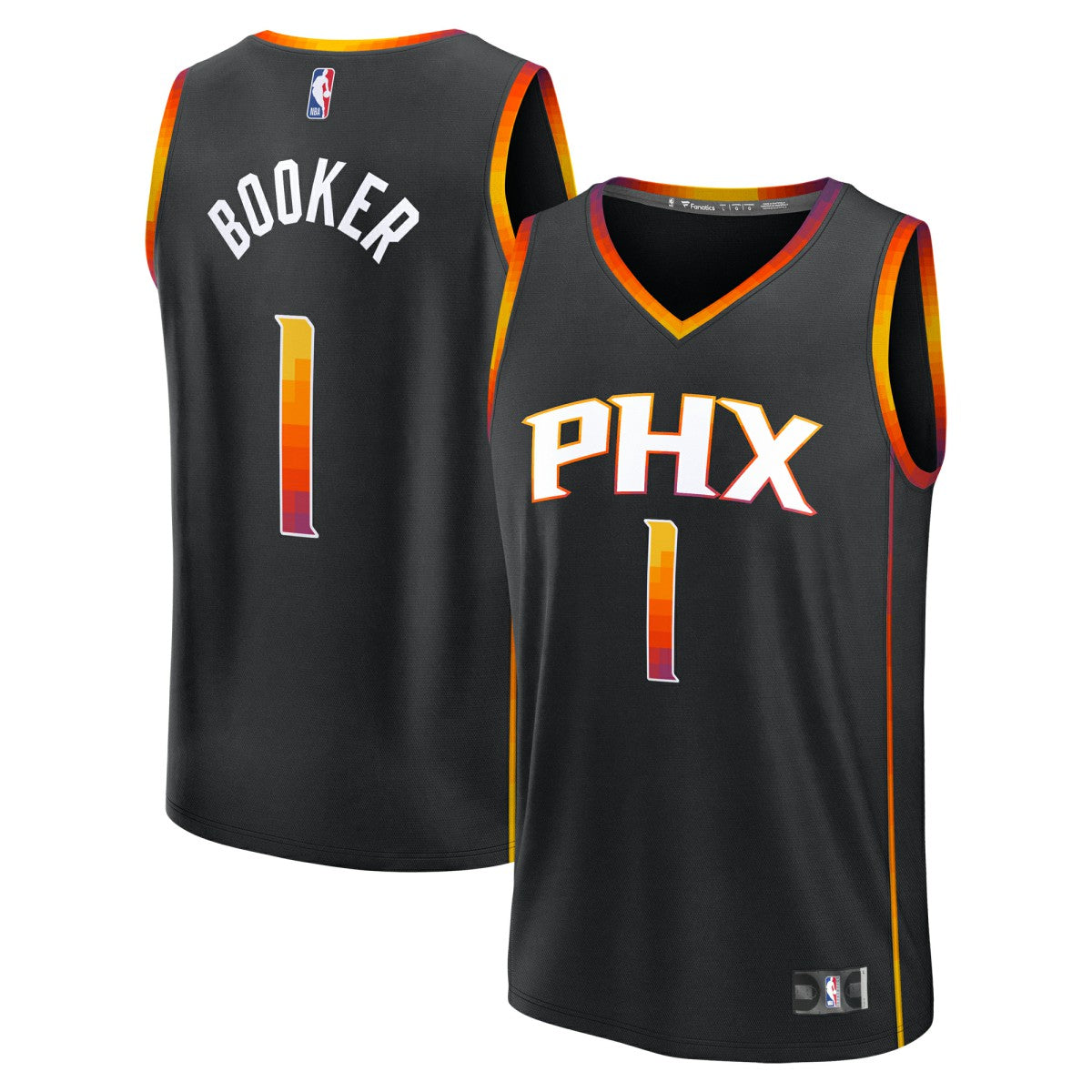 Devin Booker Phoenix Suns Youth Fast Break Replica Player Jersey - Statement Edition - Black | Fanatics cheap
