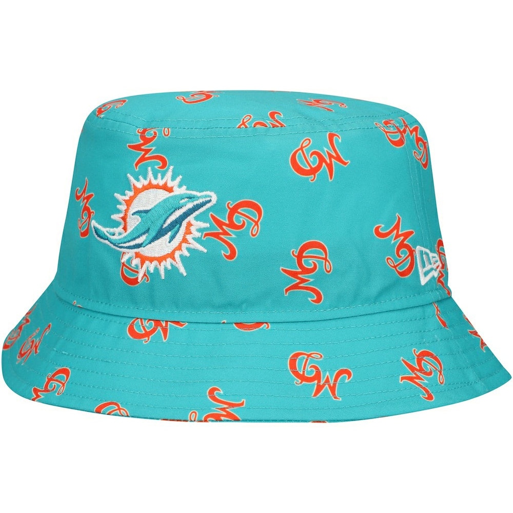 Miami Dolphins New Era City Originals Bucket Hat - Aqua sale
