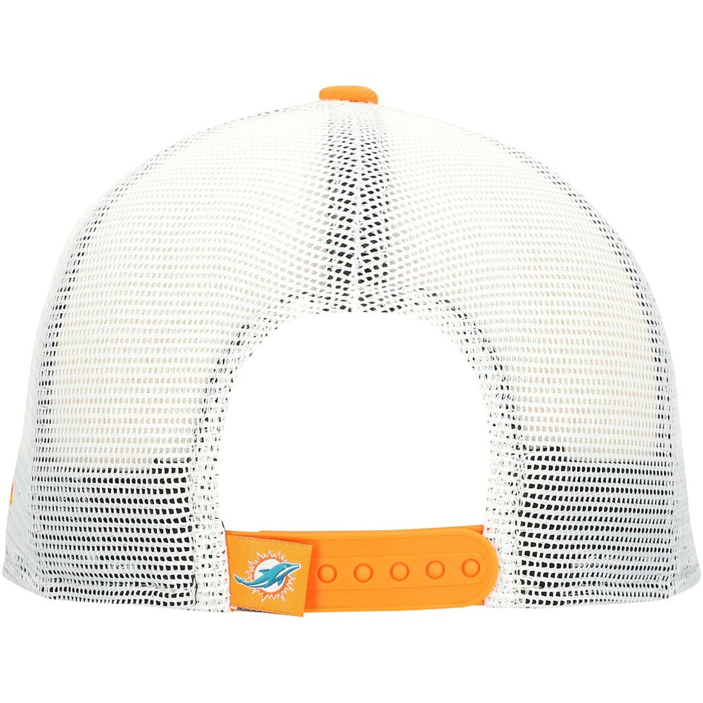 Miami Dolphins New Era Citrus 9FIFTY Trucker Snapback Hat - Orange discount