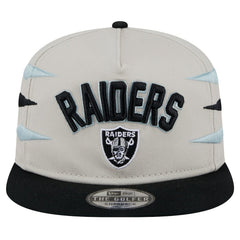 Las Vegas Raiders New Era Athletic Golfer Snapback Hat - Stone/Black for sale