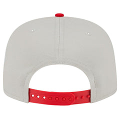 Kansas City Chiefs New Era Athletic Golfer Snapback Hat - Stone/Red online