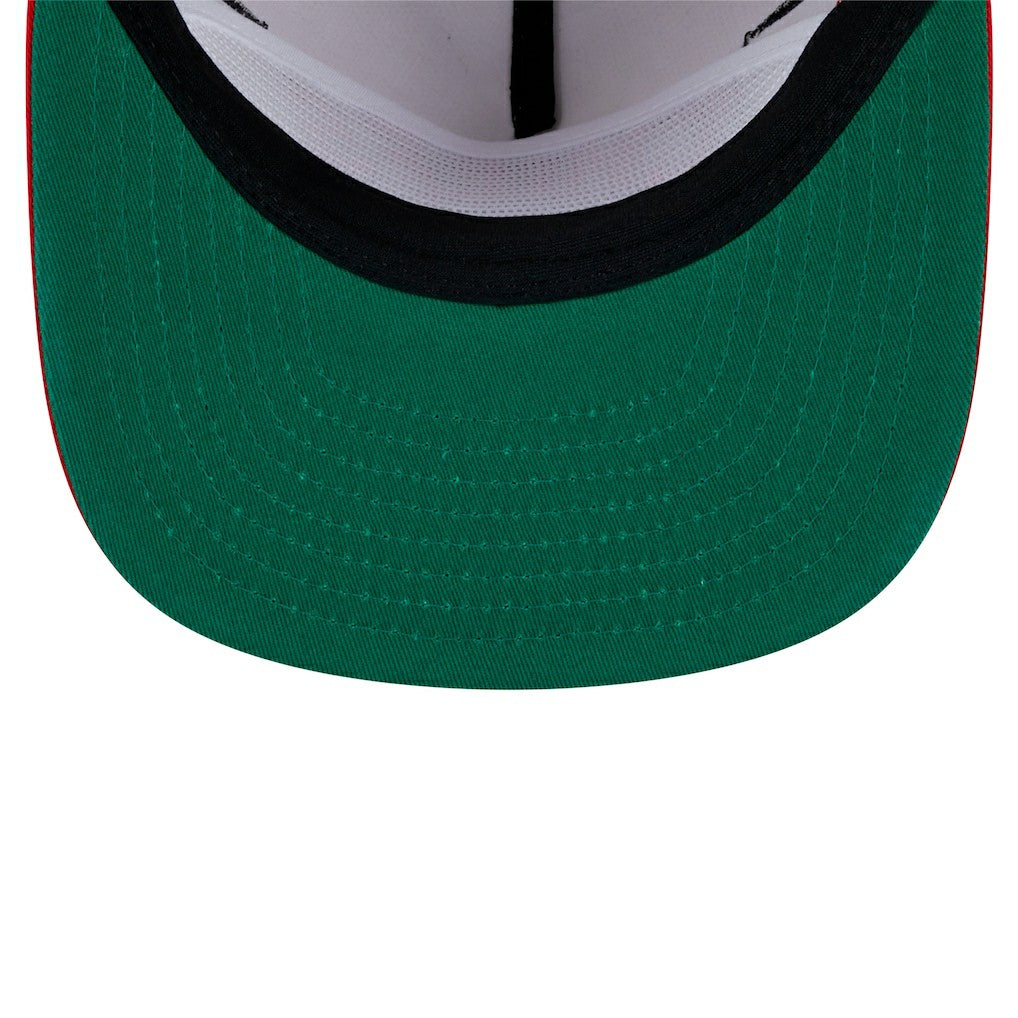 Kansas City Chiefs New Era Athletic Golfer Snapback Hat - Stone/Red online