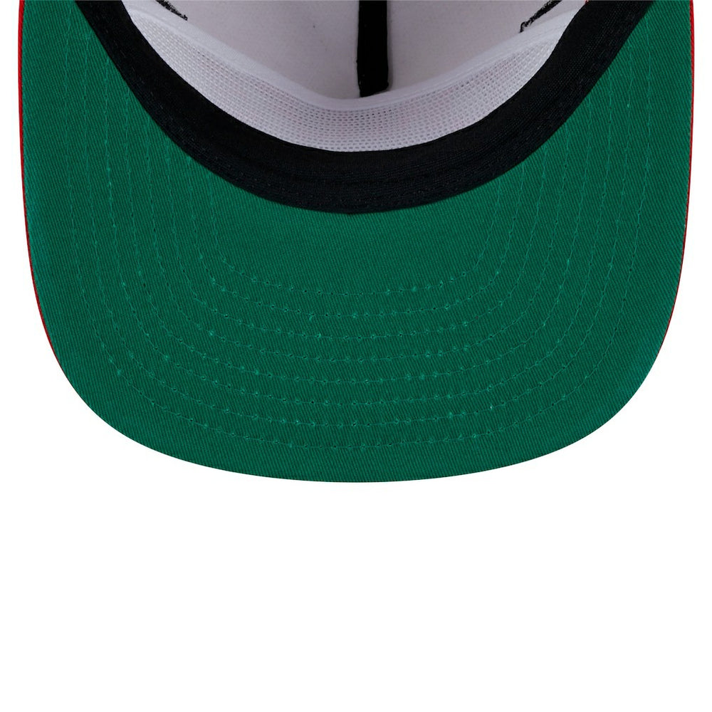 Kansas City Chiefs New Era Athletic Golfer Snapback Hat - Stone/Red online