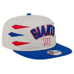 New York Giants New Era Athletic Golfer Snapback Hat - Stone/Royal for sale