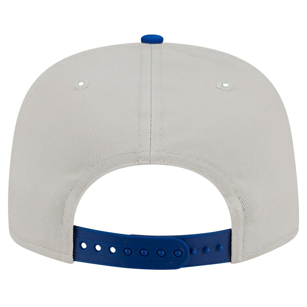 New York Giants New Era Athletic Golfer Snapback Hat - Stone/Royal for sale