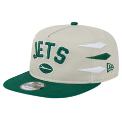 New York Jets New Era Athletic Golfer Snapback Hat - Stone/Green outlet