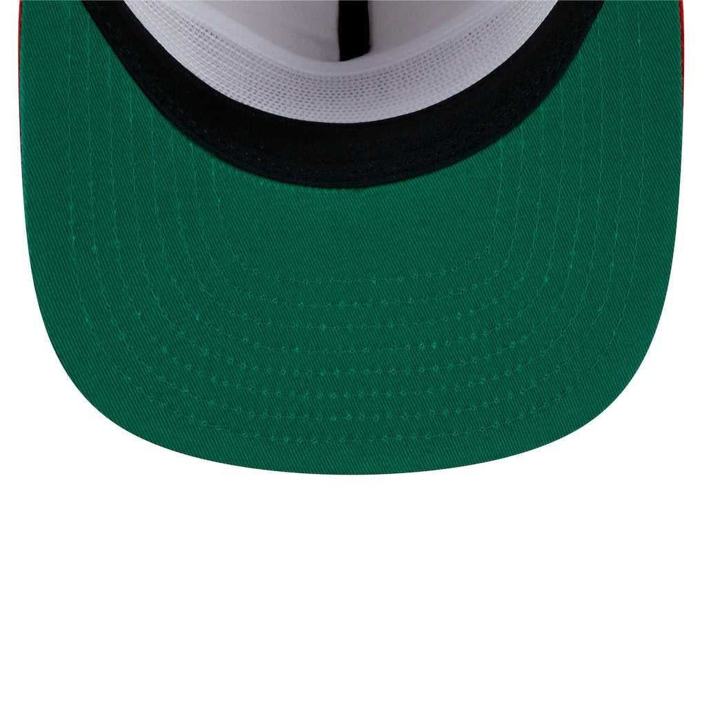 San Francisco 49ers New Era Athletic Golfer Snapback Hat - Stone/Scarlet for sale