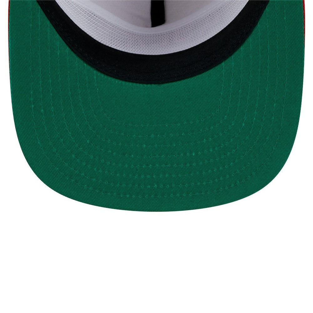 San Francisco 49ers New Era Athletic Golfer Snapback Hat - Stone/Scarlet for sale