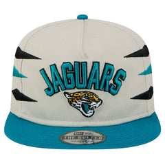 Jacksonville Jaguars New Era Athletic Golfer Snapback Hat - Stone/Teal outlet