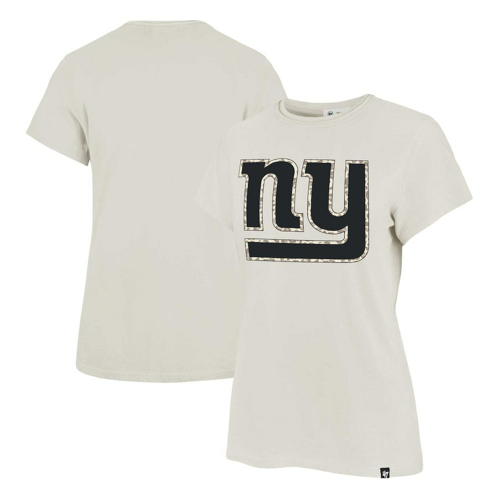 New York Giants '47 Women's Panthera Frankie T-Shirt - Cream on sale