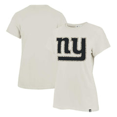 New York Giants '47 Women's Panthera Frankie T-Shirt - Cream on sale
