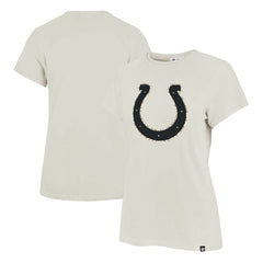 Indianapolis Colts '47 Women's Panthera Frankie T-Shirt - Cream for sale