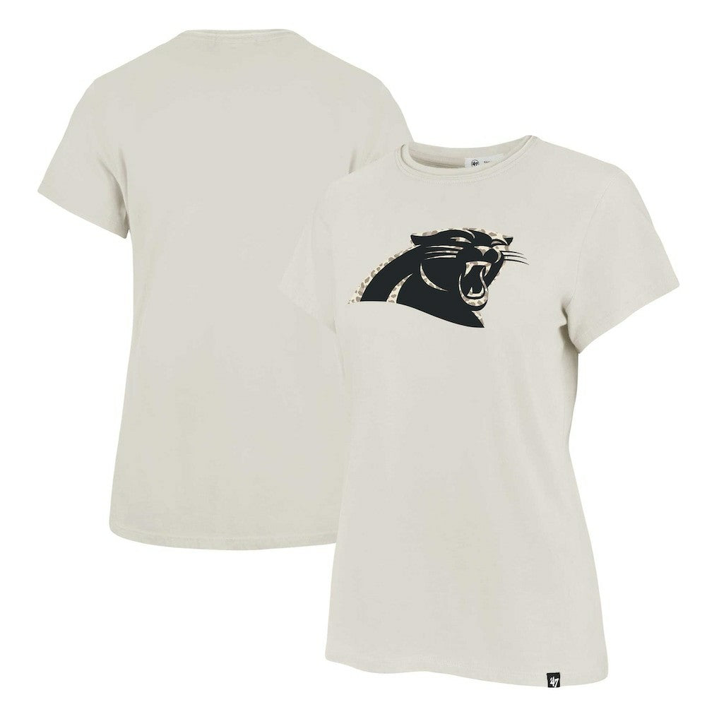 Carolina Panthers '47 Women's Panthera Frankie T-Shirt - Cream discount