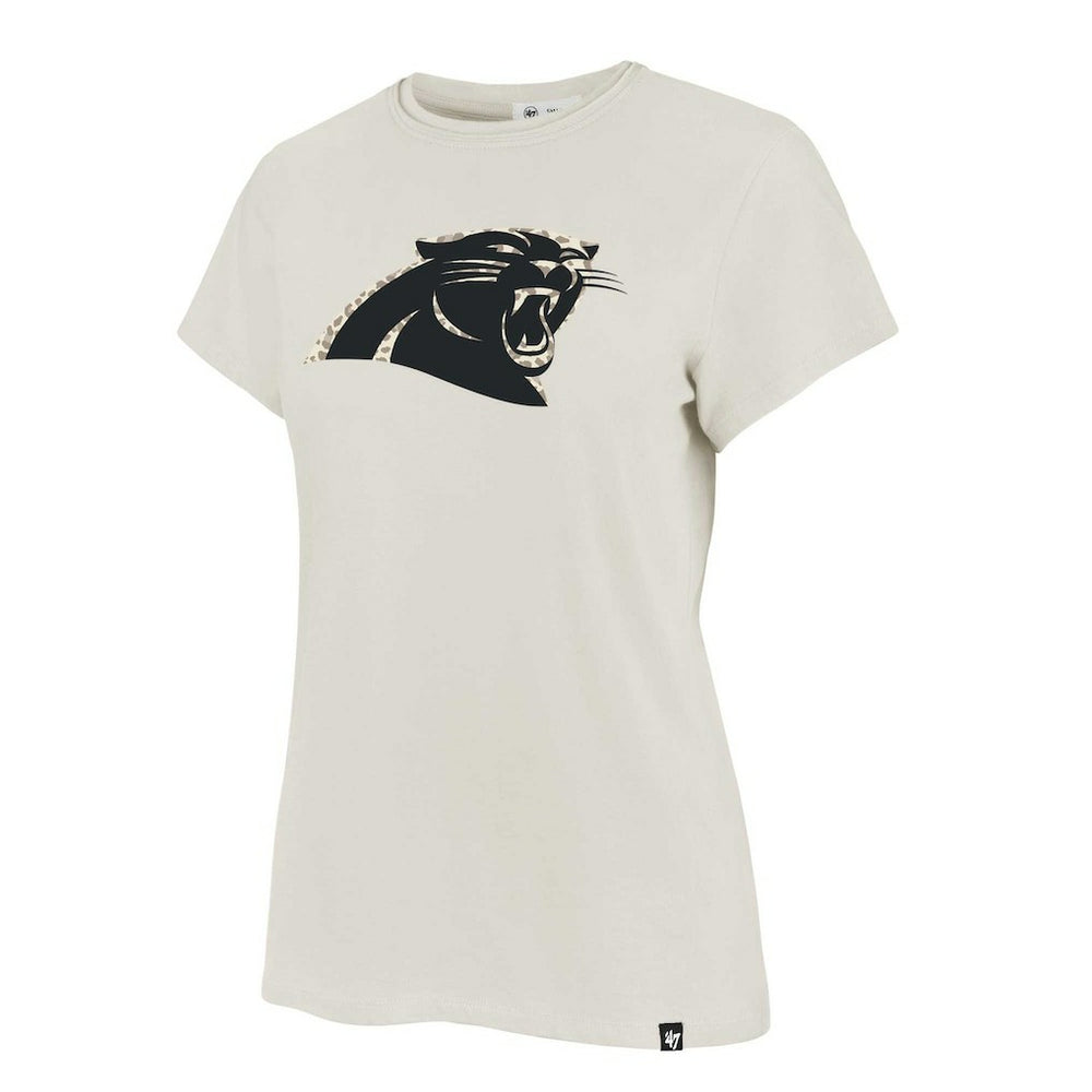 Carolina Panthers '47 Women's Panthera Frankie T-Shirt - Cream discount