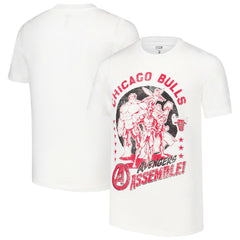 Chicago Bulls Youth NBA x Marvel Avengers Squad T-Shirt sale - White on sale