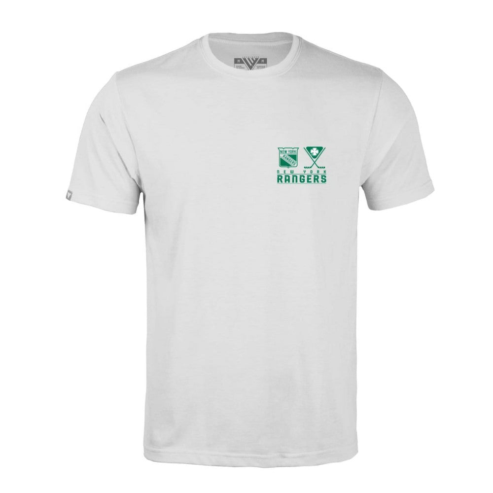 New York Rangers Levelwear St. Patrick's Day Richmond T-Shirt White