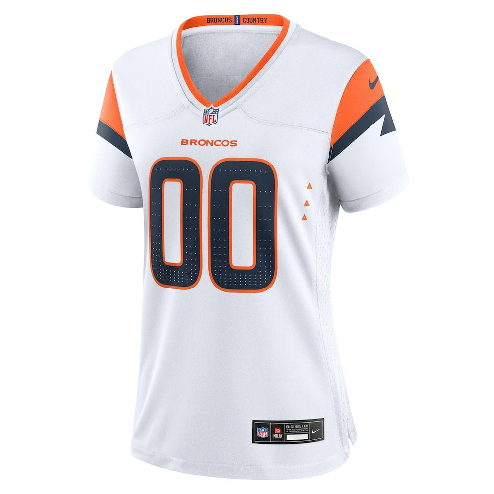 Denver Broncos Women's Mile High Collection Custom Game Jersey - White | Nike cheap