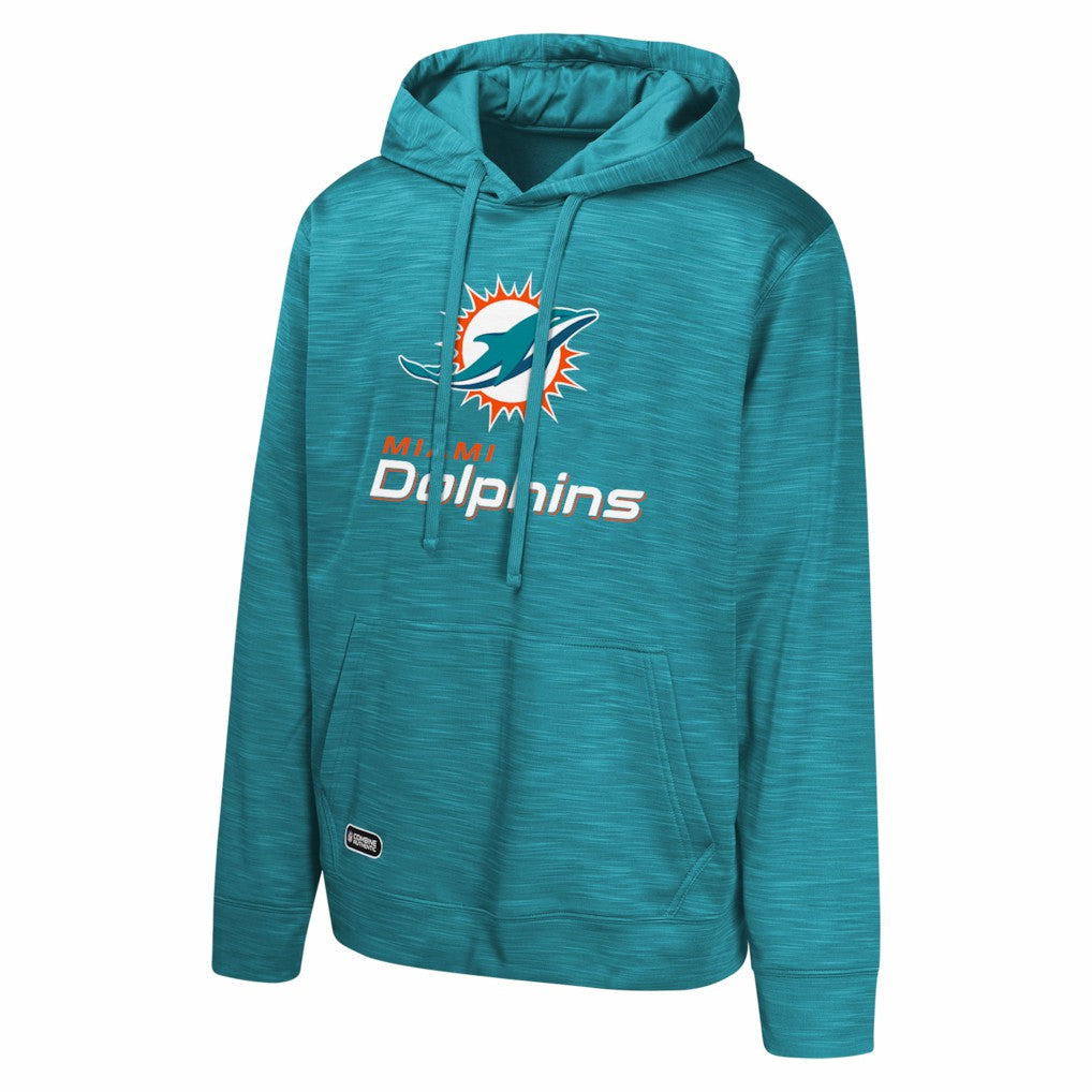 Miami Dolphins Streak Fleece Pullover Hoodie - Aqua cheap