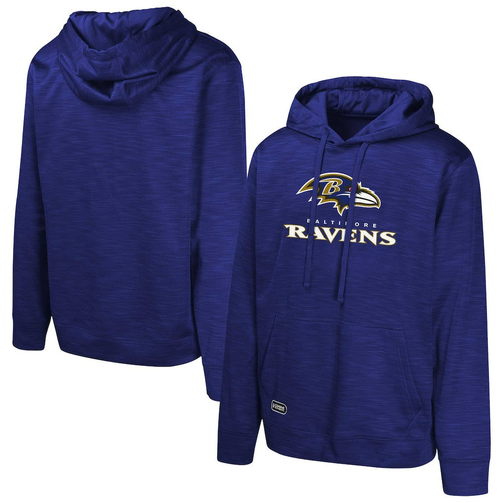 Baltimore Ravens Streak Fleece Pullover Hoodie - Purple cheap