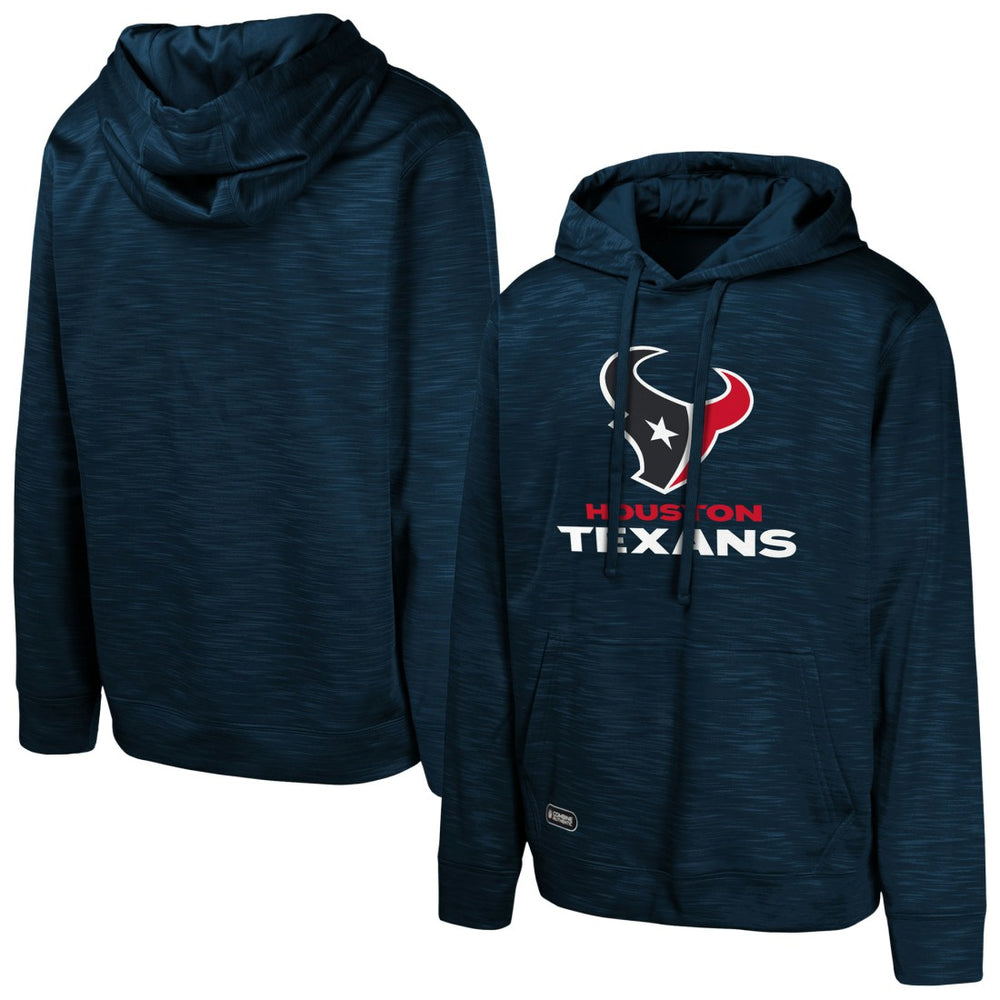 Houston Texans Streak Fleece Pullover Hoodie - Navy sale