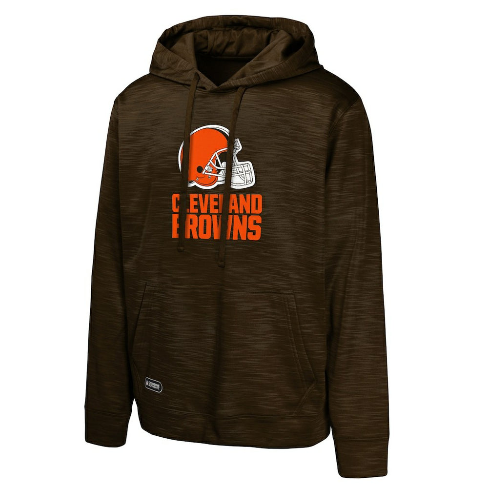 Cleveland Browns Streak Fleece Pullover Hoodie - Brown outlet