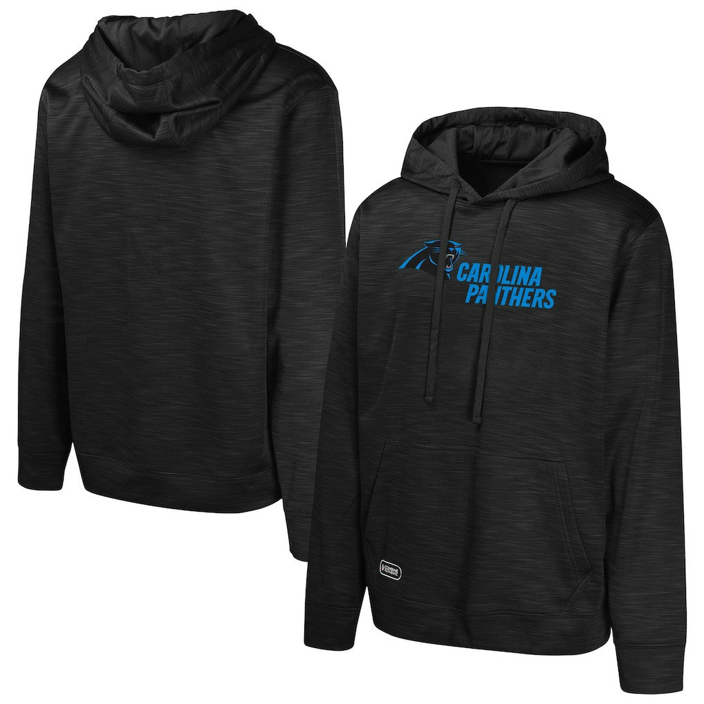 Carolina Panthers Streak Fleece Pullover Hoodie - Black sale