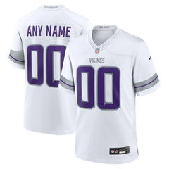 Minnesota Vikings Alternate Custom Game Jersey - White | Nike for sale