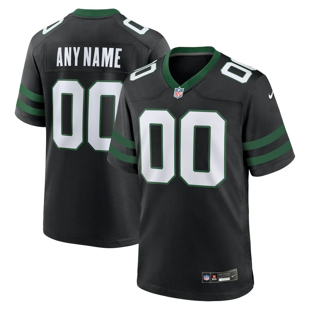 New York Jets Alternate Custom Game Jersey - Legacy Black | Nike sale