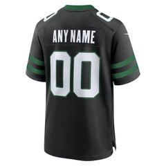 New York Jets Alternate Custom Game Jersey - Legacy Black | Nike sale